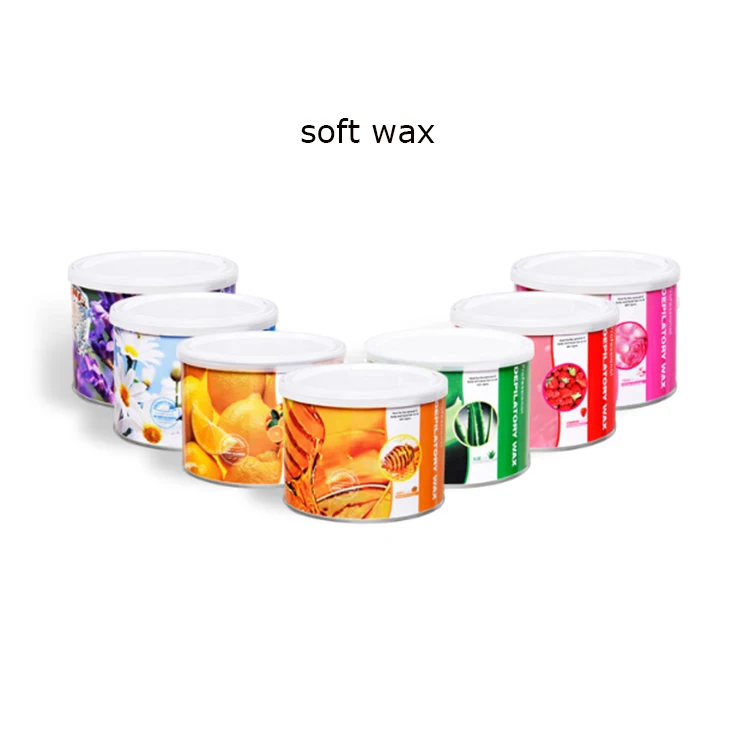 Aloe 400g Hair Removal liposoluble Wax Depilatory Canned Soft Cream Wax warm wax