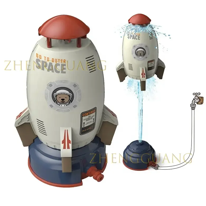Zhengguang Hot Sale Spray Water Rocket Launcher Toy for Summer Outdoor Party Toys Kids Garden Sprinkler