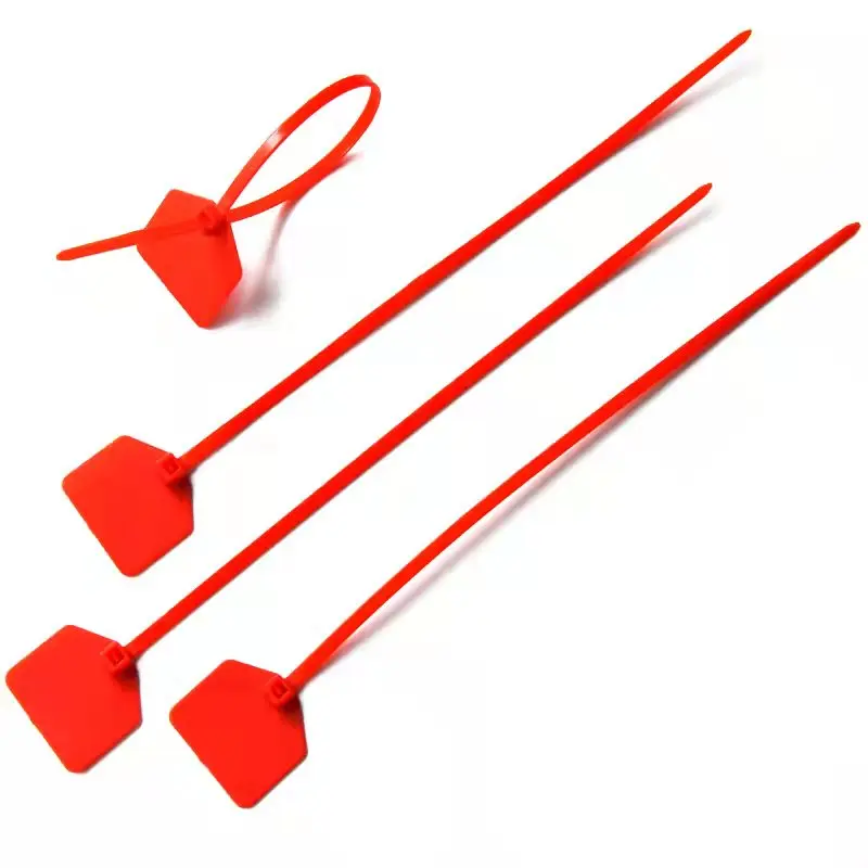 China Manufacturer Marker Nylon Cable Ties 3.6*200mm or 4 inch Cable Tie Label Cable Ties ECO Material Free Samples