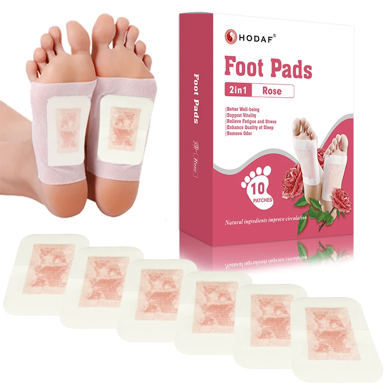 2022 ODM OEM Service Health Care Products Chinese Herbal Beauty bamboo Detox Foot Patch detox foot pads