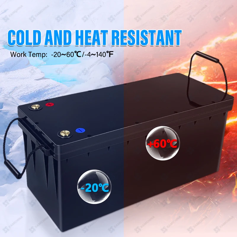 Manufacturer Hot Selling Automatic Charging 200 Amp Battery Storage Insulated Box   lithium ion lifepo4 plastic empty case box