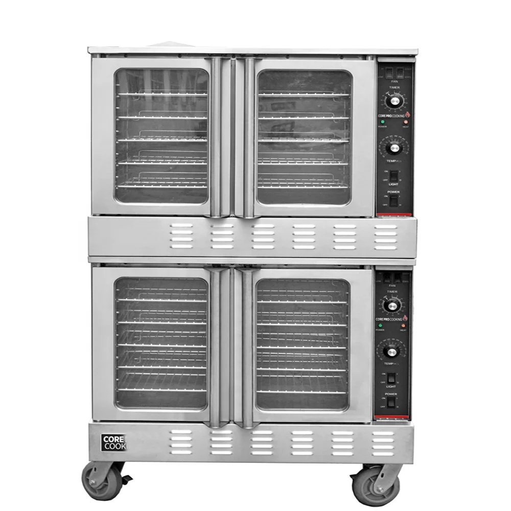American style baking equipment double layer commercial electric convection oven