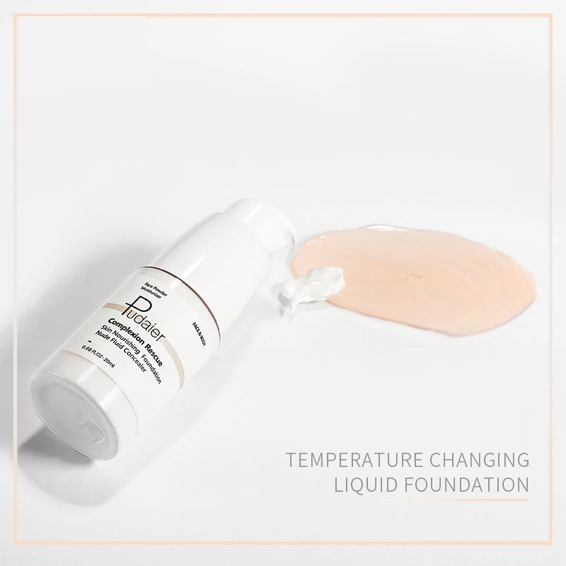 
OEM makeup private label body concealer waterproof long lasting liquid color changing foundation 