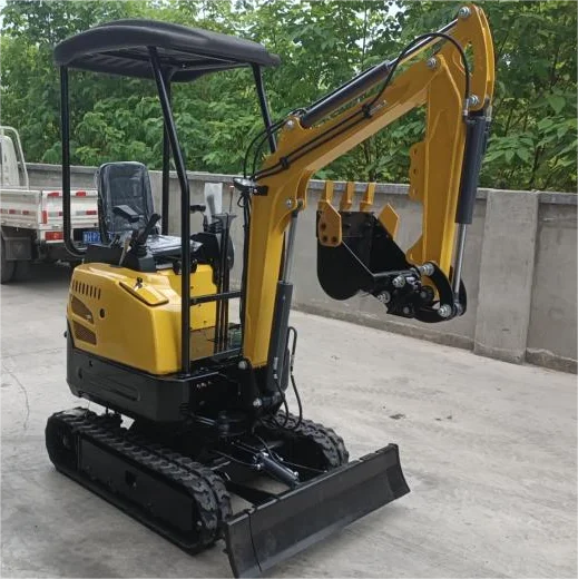 Free Shipping Ce Epa Kubota Engine Farm Cabin 360 Degree Multifunction 1.5ton 2ton Mini Digger Small Bagger Excavator