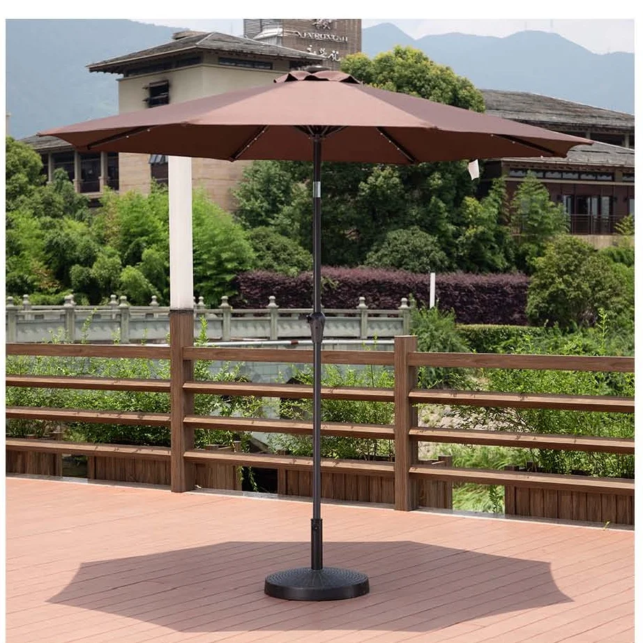 unique logo printed sunshade umbrella parasol table umbrella garden
