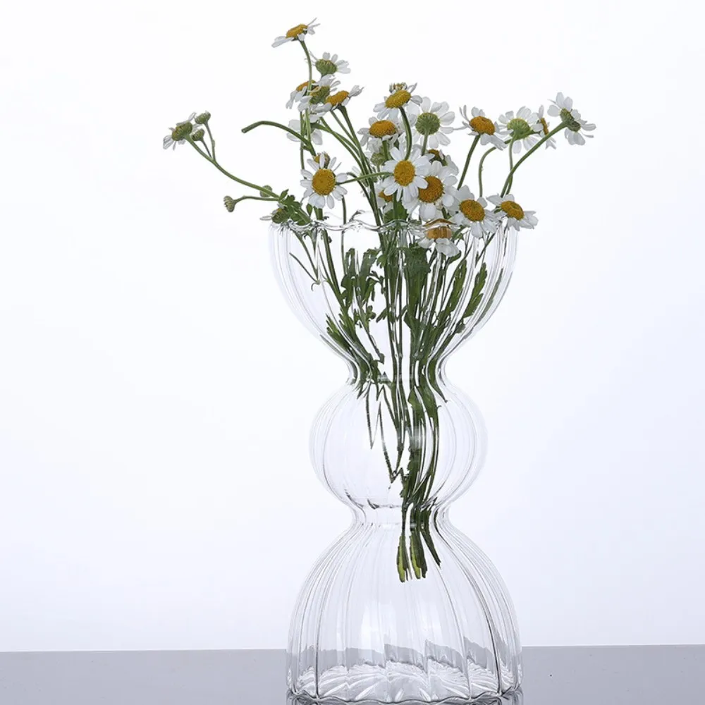 modern orange black large transparent  floor rose gold luxury glass flower crystal vase for centerpieces