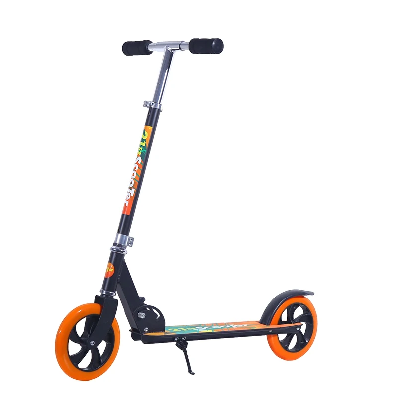 Child And Teen Scooter Shockproof Suspension Manual Push Scooters With Adjustable Handles Kids Drift Scooter