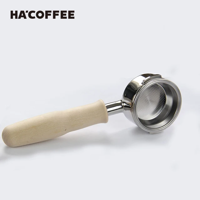 Machine Blackood Bottomless Portafilter Universally Wooden Modification Parts Espresso Accessories coffee portafilter set