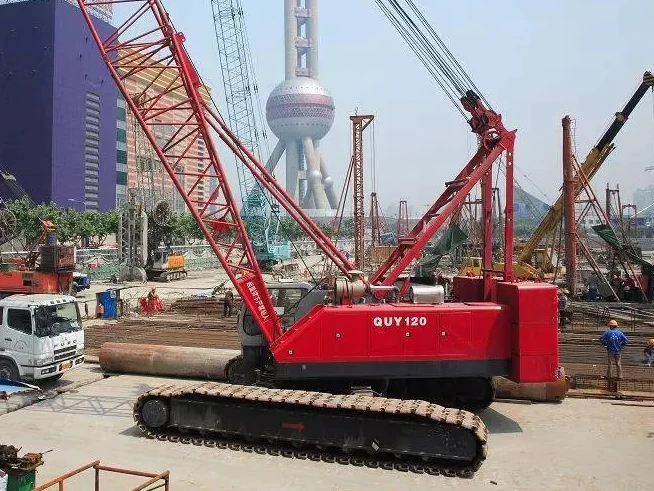 Reliable Quality Crawler Crane 120ton QUY120 Crawler Crane Track Rollers with Good Price