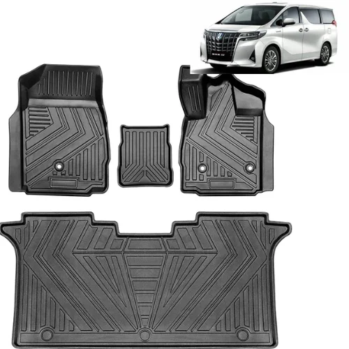 Водонепроницаемые коврики для ковриков подходит Toyota Alphard 10 20 30 серии с правым рулем 3D 5D