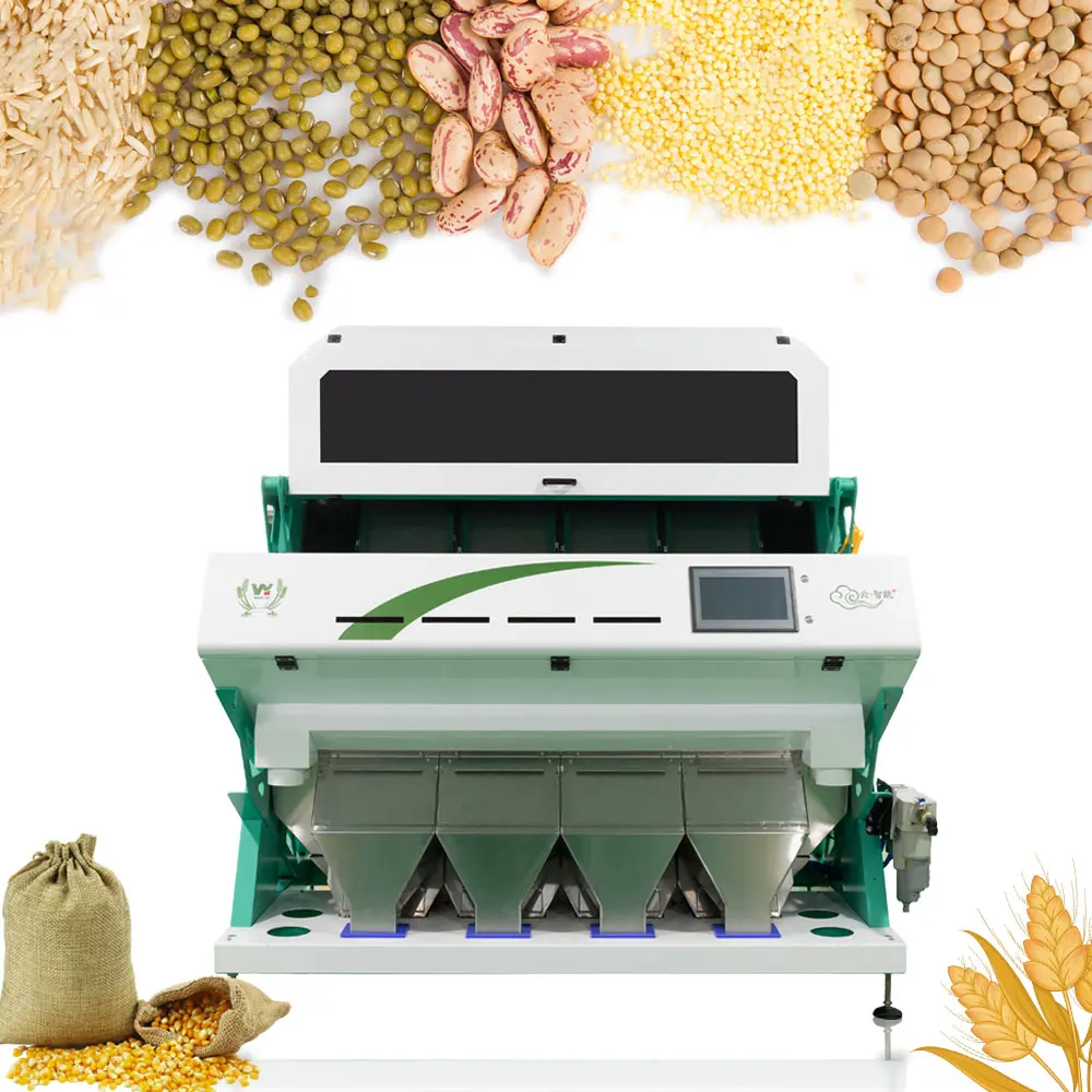 Factory Price Intelligent Agriculture FPGA Processing Brown Millet Oat Rice Color sorter RGB Sesame Yellow Beans Optical Sorter
