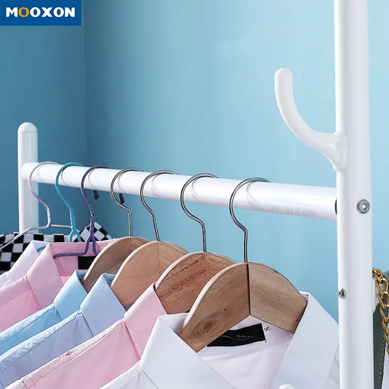 OEM Simple Trending Clothes Shelves Coat Closet Hat Hanging Organizer Rolling Cart Garments Cloth Drying Rack