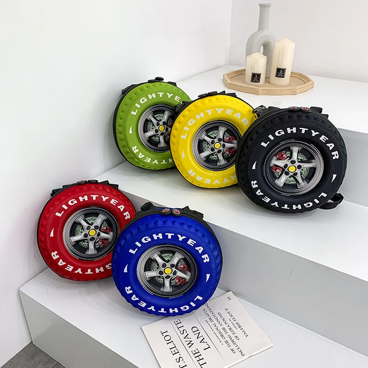 New Arrival New Mochilas Escolares Para Ninos Preescolar Kids Hard Shell Back Pack Bag 3d Tire School Backpack For Children