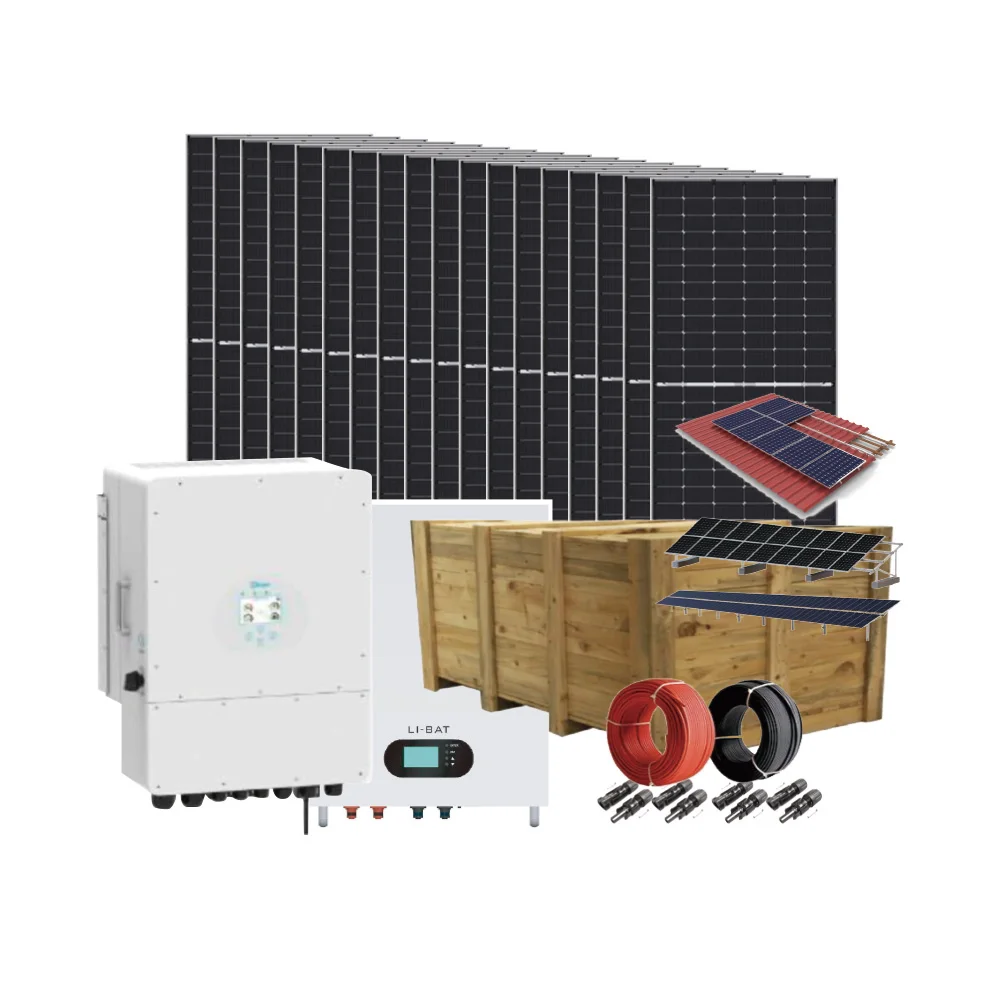 10kW hybrid Energy Storage Photovoltaic Pv Panel On Off Hybrid 10 Kw 3 Phase Complete Solar System 10Kw With Power Wall