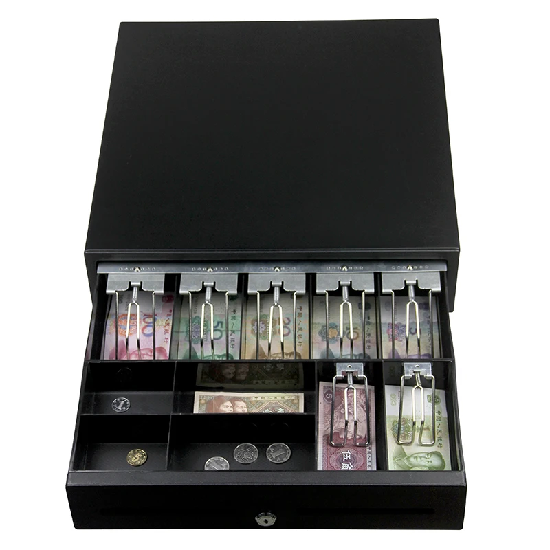 410 Metal Electronic Pos Cash Register Drawer Box Lock Safe Rj11