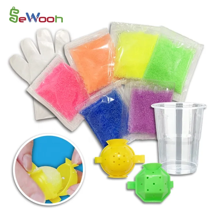 DIY  Bouncy Power Balls  Science Activity  Handmade Craft Crystal Power Kit for Kids