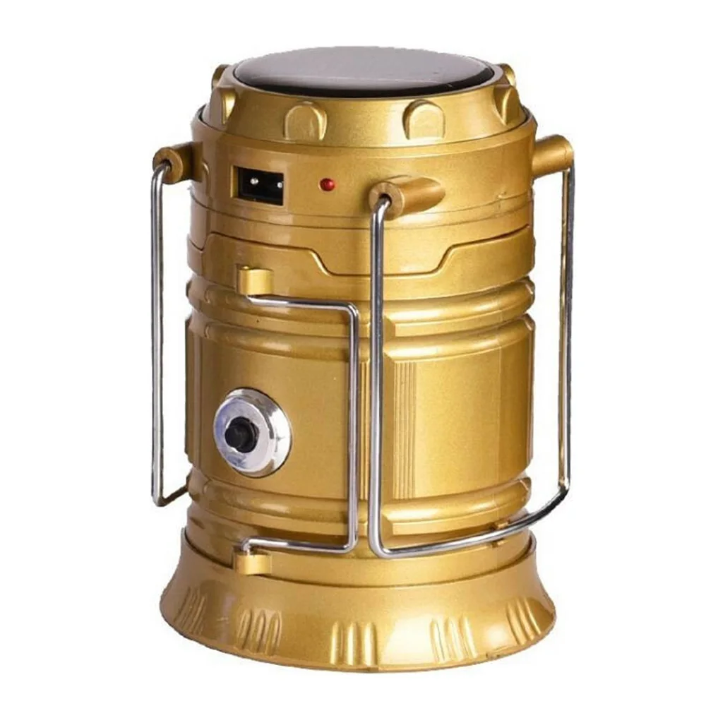 New Solar Camping Light LED Rechargeable Camping Tent Light Multifunctional Stretch Portable Light