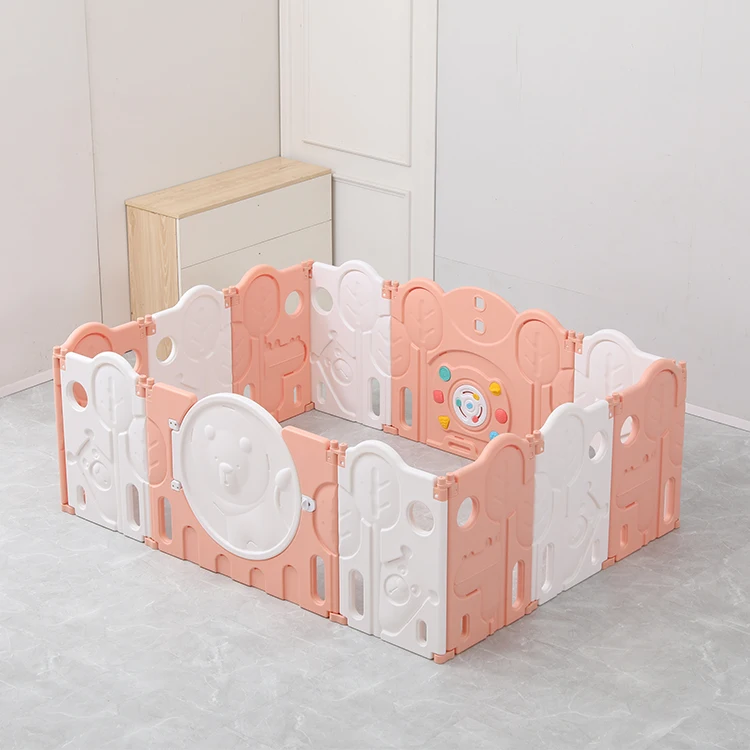 
 Small Plastic Fence Children Playground Indoor Plastic  Baby Fence  