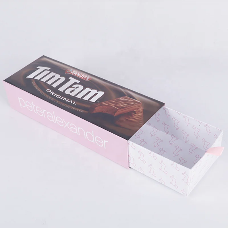 Pretty Good Quality 18x18x8.3cm Printed Drawer Slide Boxes Box Manufacturer USA