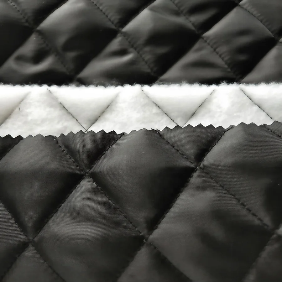 Стеганая подкладка из полиэстера 210T со стразами 5*7,5 см