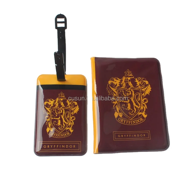 Custom beautiful in colors cheap handsome pvc passport cover and luggage tag
