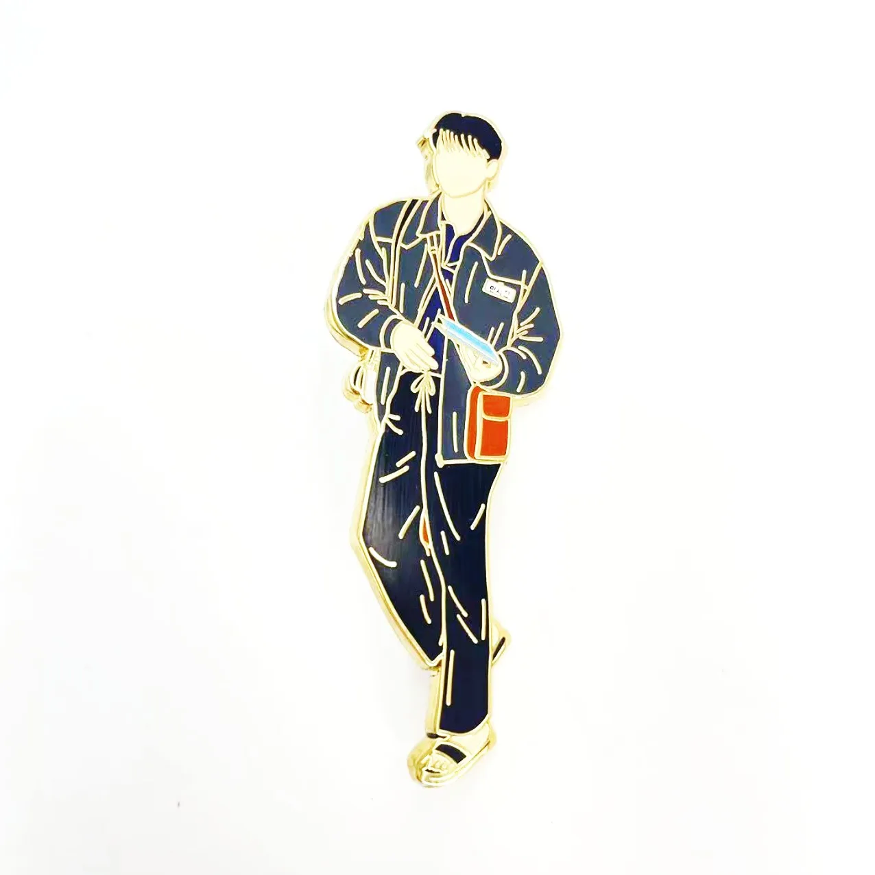 Customized Hot Selling Fashion Star Karea Singer Pop Men Badges Lapel Pin Christmas Gift Custom Soft Hard Enamel Pins Badge