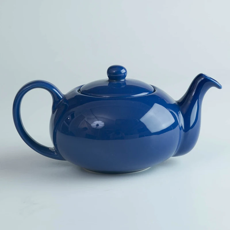 bohemian style italian fruit salad blue ceramic dinner plate traditional porcelain serving plate