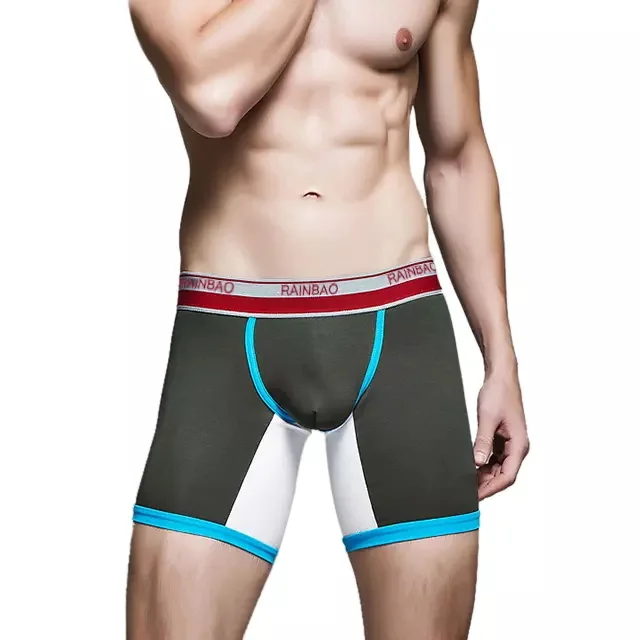 Latest Fashion Custom Size XXXL XXL XL X M Comfortable Long Leg Boxers 34-36 For Men