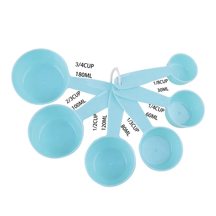 
19pcs multifunction food scale combined cheap plastic baking cake measuring cups and spoons set 