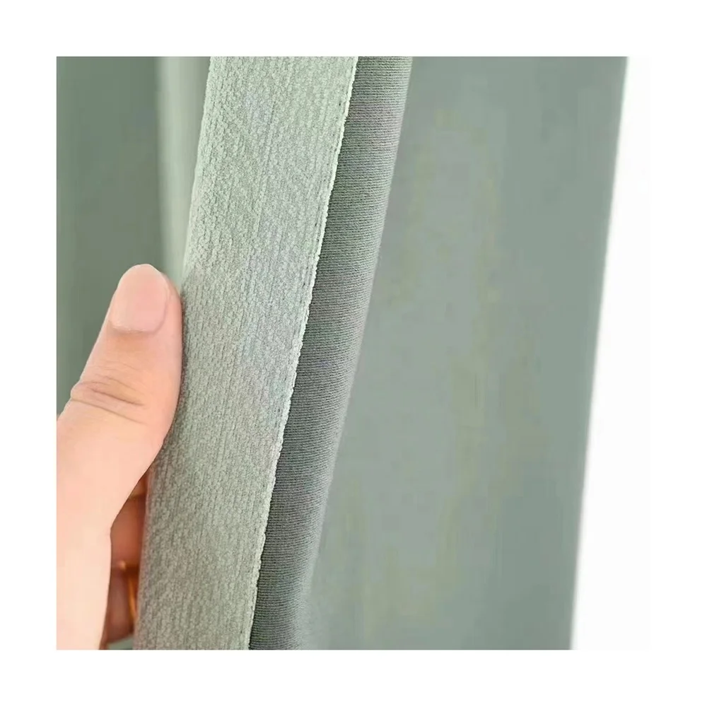 Heavy Weight Curtains Chenille Blackout Room Separator Divider Thremal Insulation Partition Living Room House Curtain