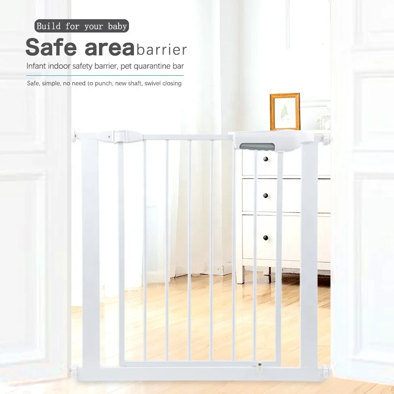 Wholesale High Quality Professional Metal Children Safe Gate Pet Protect Auto Close Kids Baby Safety Door