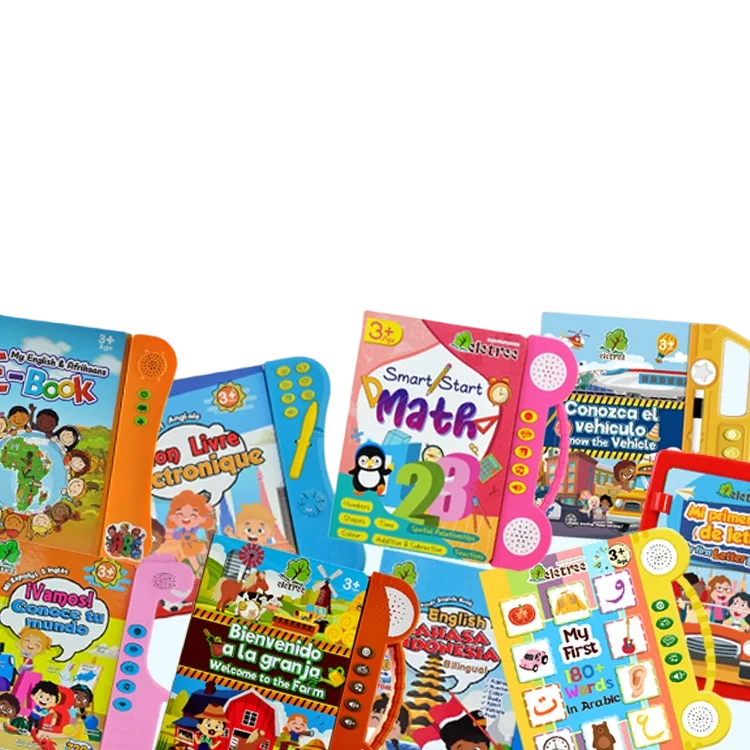 2024 Children Electronic Phonics Ebook Preschool Learning Arabic Alphabet Sounds Book Educational Toys For Kids