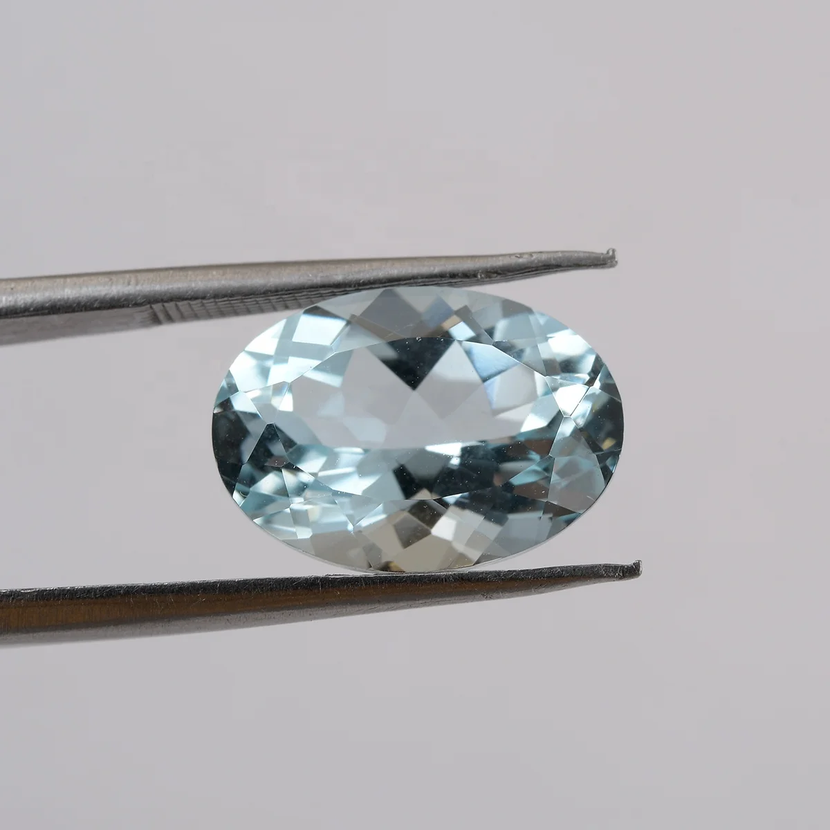 14x10mm faceted oval wholesale natural aquamarine oval loose gemstone for making jewelry deal price bulk sale