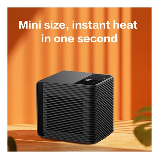 PTC box heater fan foot heater electric LED display with remote control electrical hand warmer