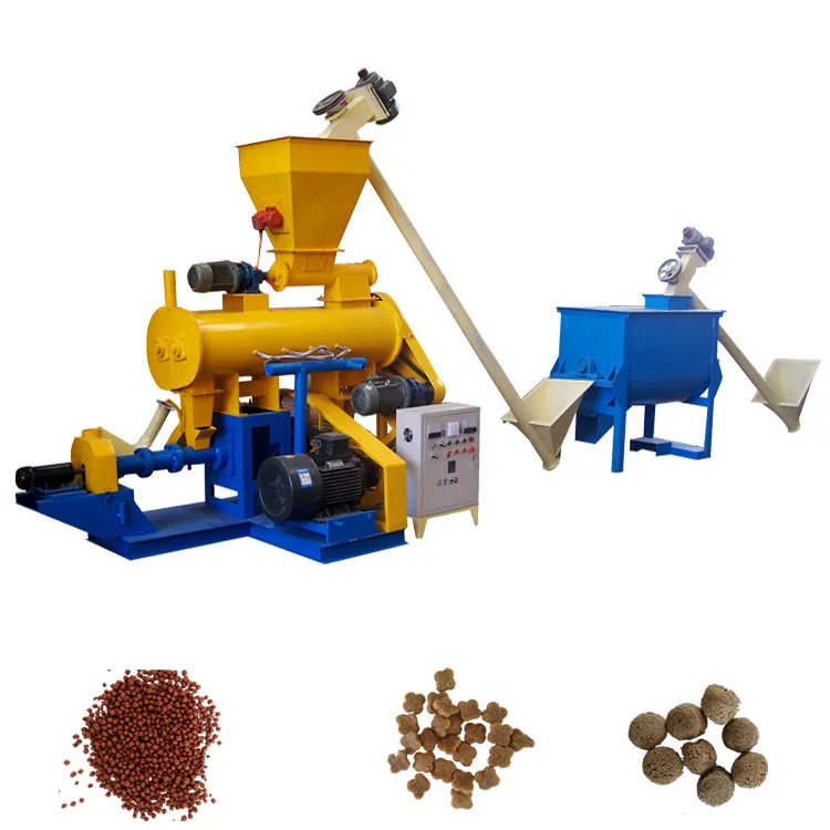 30-40kg/h post bed roller feed sewing machine pork pond feeder broiler pellet