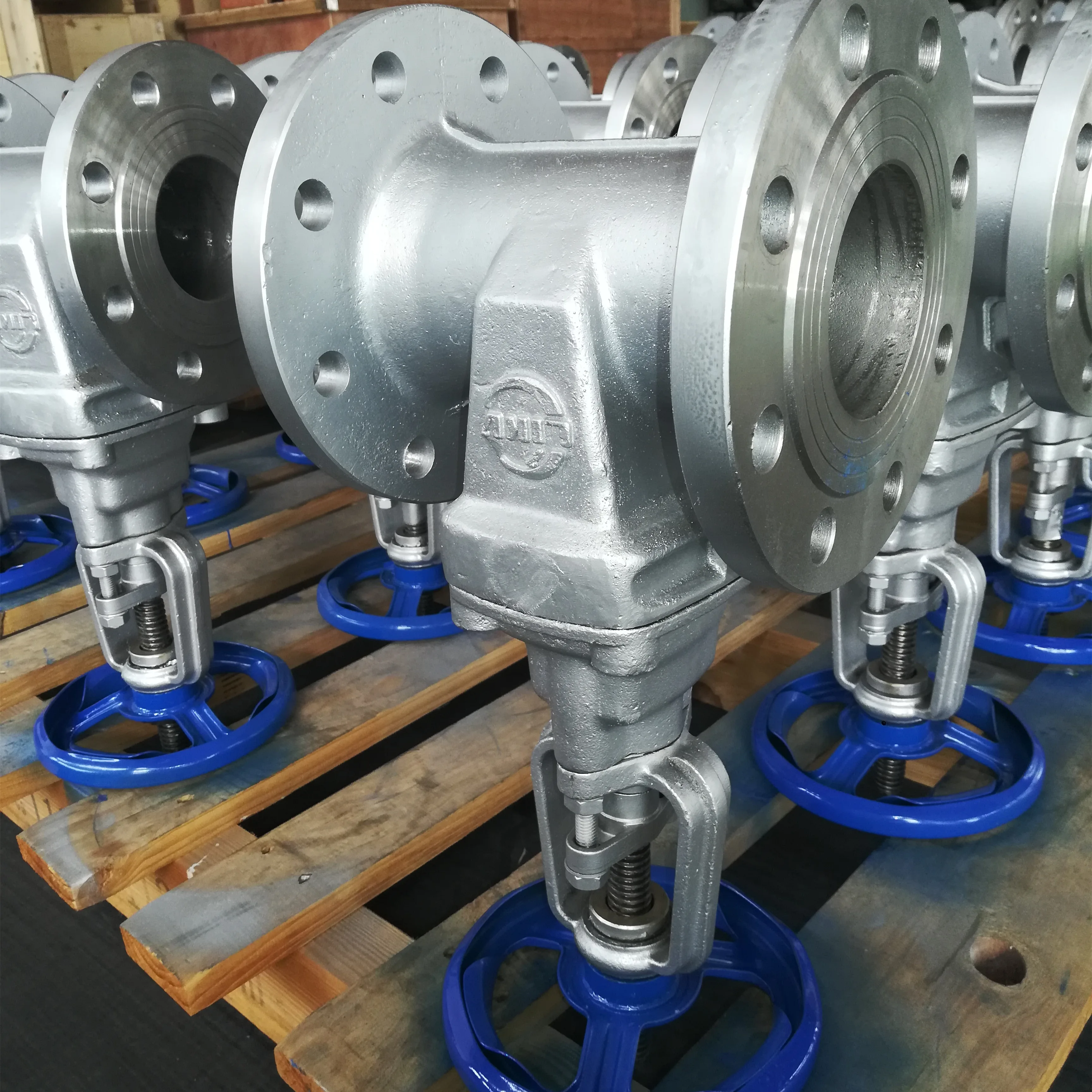 Double Flanged Non Rising Stem CF8 Stainless Steel CF8m API Gate Valve Wedge Type for Acid