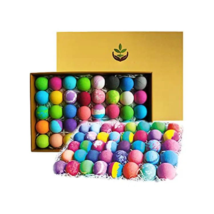 Подарочный набор с экологичным ароматом, натуральная роскошная упаковка бомбочек для ванны