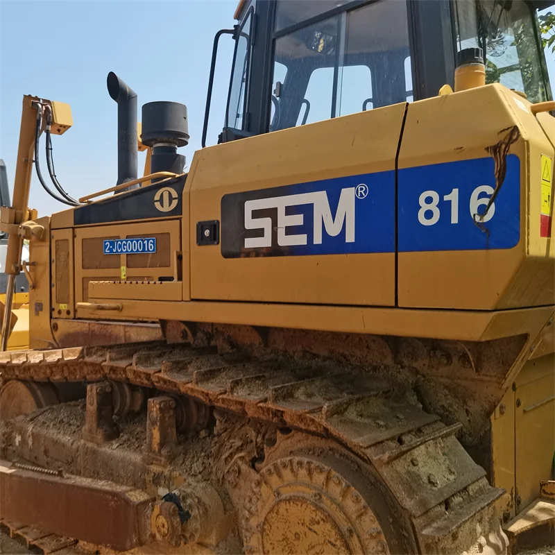 Sem 816 хорошее состояние Подержанный 90% новый китайский экскаватор-бульдозер передний б/у бульдозер для SEM816