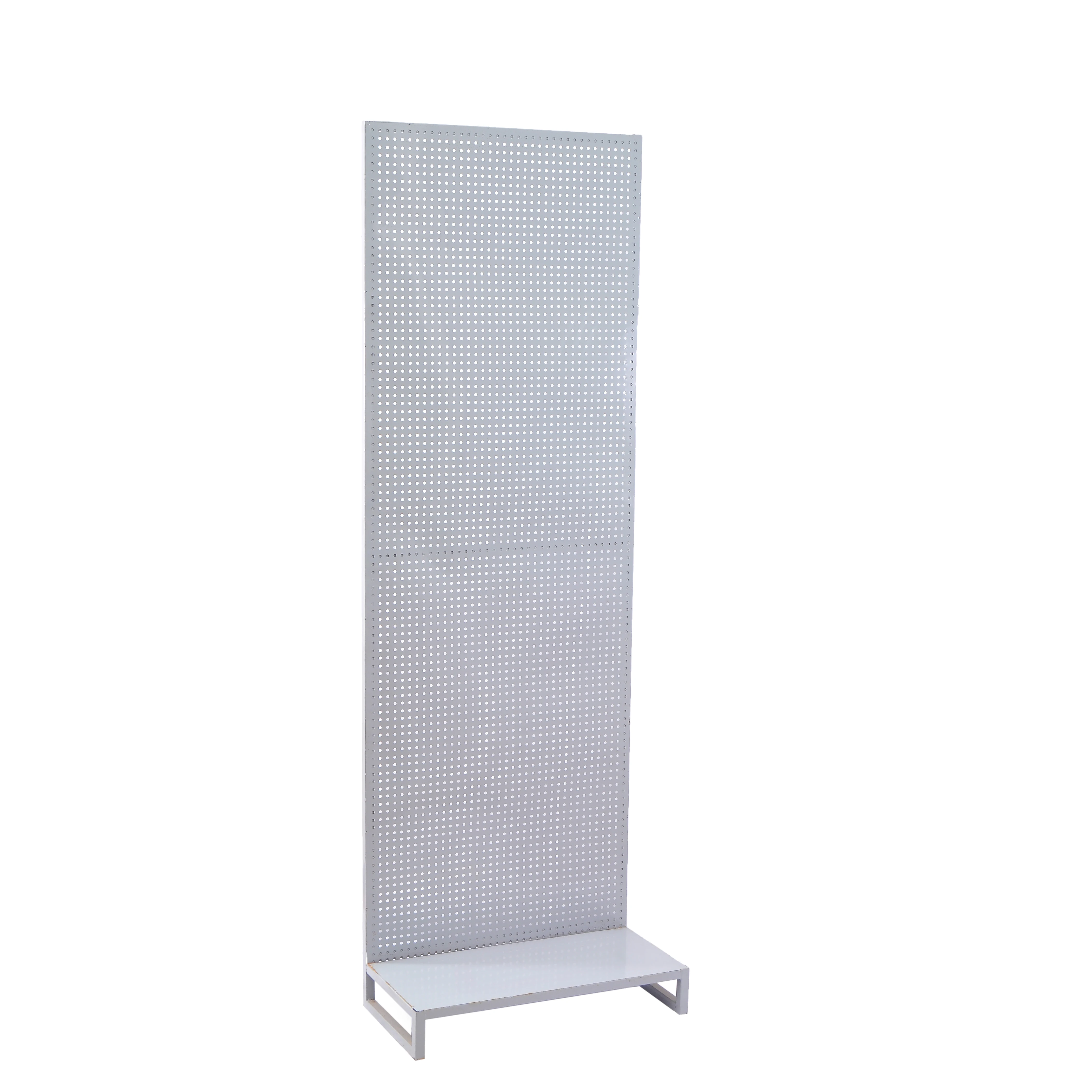 Hot Selling Floor Standing Tool Hardware Metal Display Rack Pegboard Shelf Stand