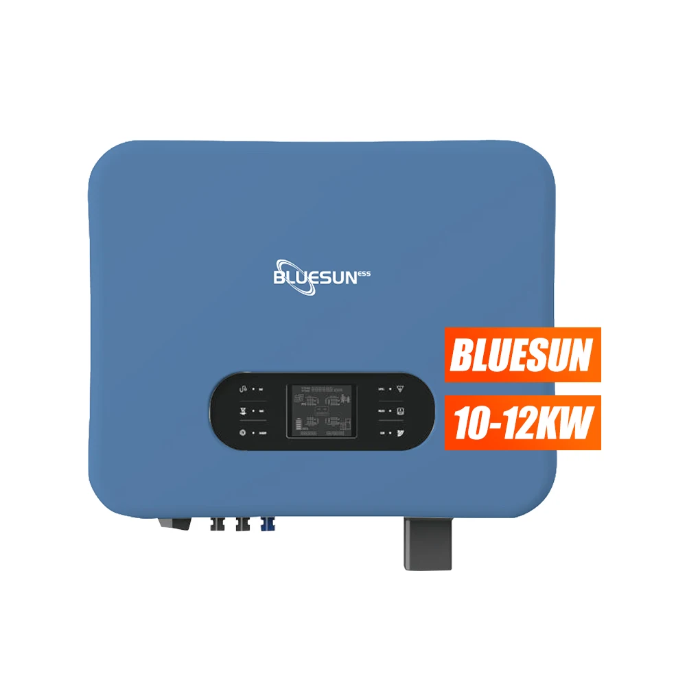 High Voltage Bluesun 12kw Hybrid Inverter Three phase With batteries With High Quality