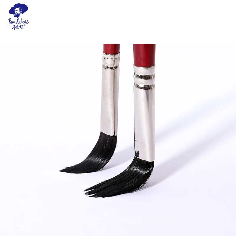 Paul Rubens Brush Artist Watercolor Paint Pen Art Supplies Brushes for Acrylic Painting Log Penholder Drawing Set L826-18#