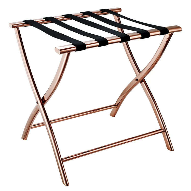 Luxury Suitcase Stand Luggage Rack For Hotel Guestroom
