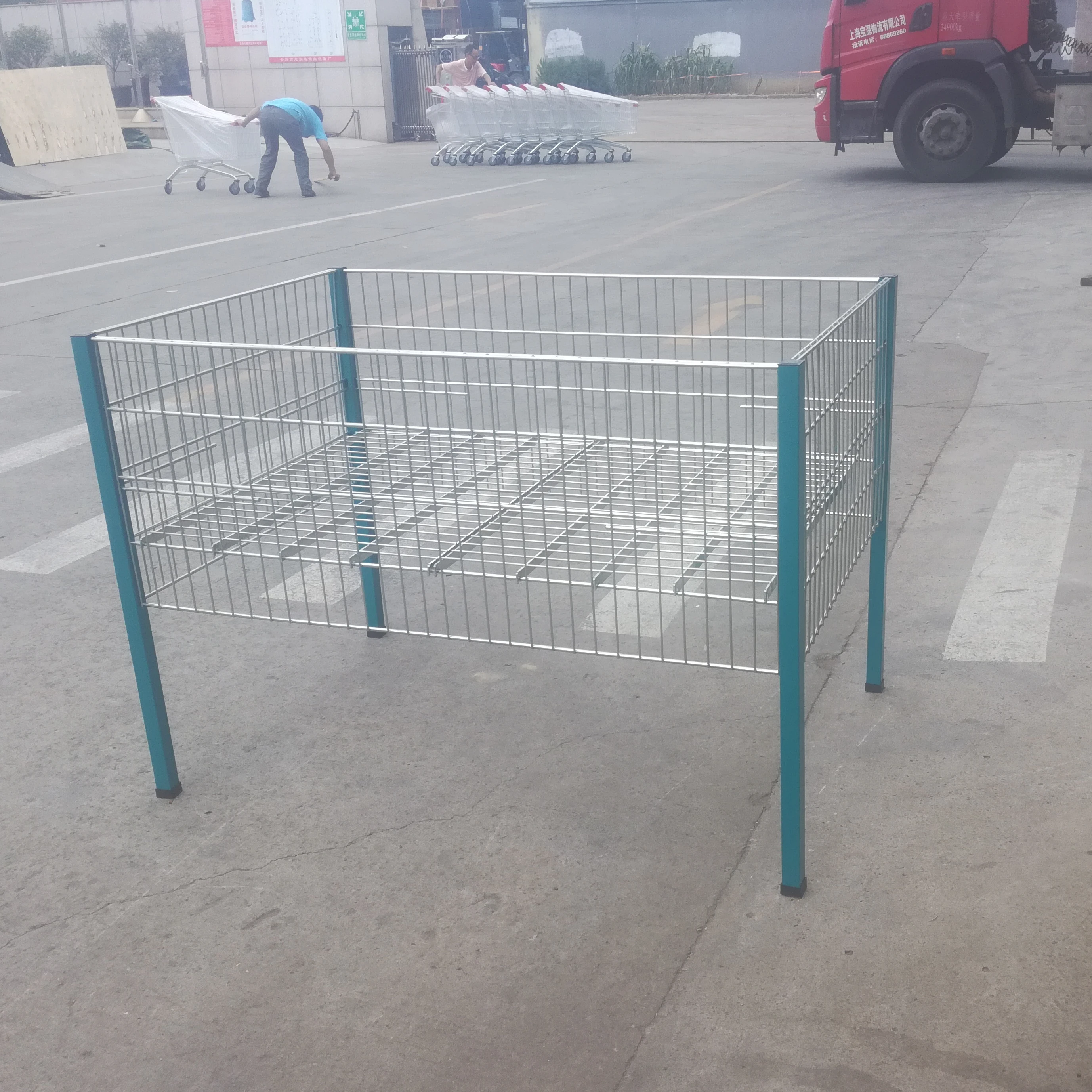 Супермаркет Популярные Промо-клетки из проволочной сетки в продаже