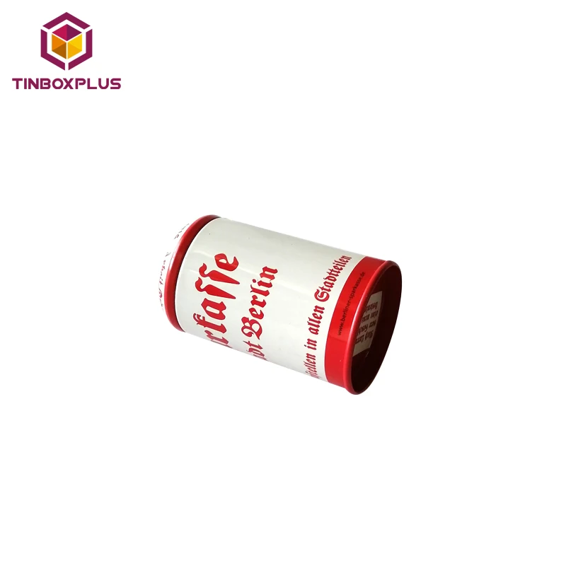 Custom round  tea Tin Box  gift metal printable tea tin box  container gift box classic