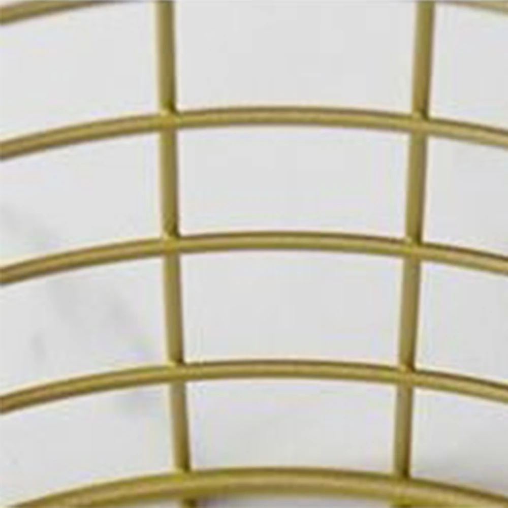 Metal Laundry Basket Mesh Design Luxury Gold Iron Household Hotel Bathroom Storage Dirty Clothes Basket
