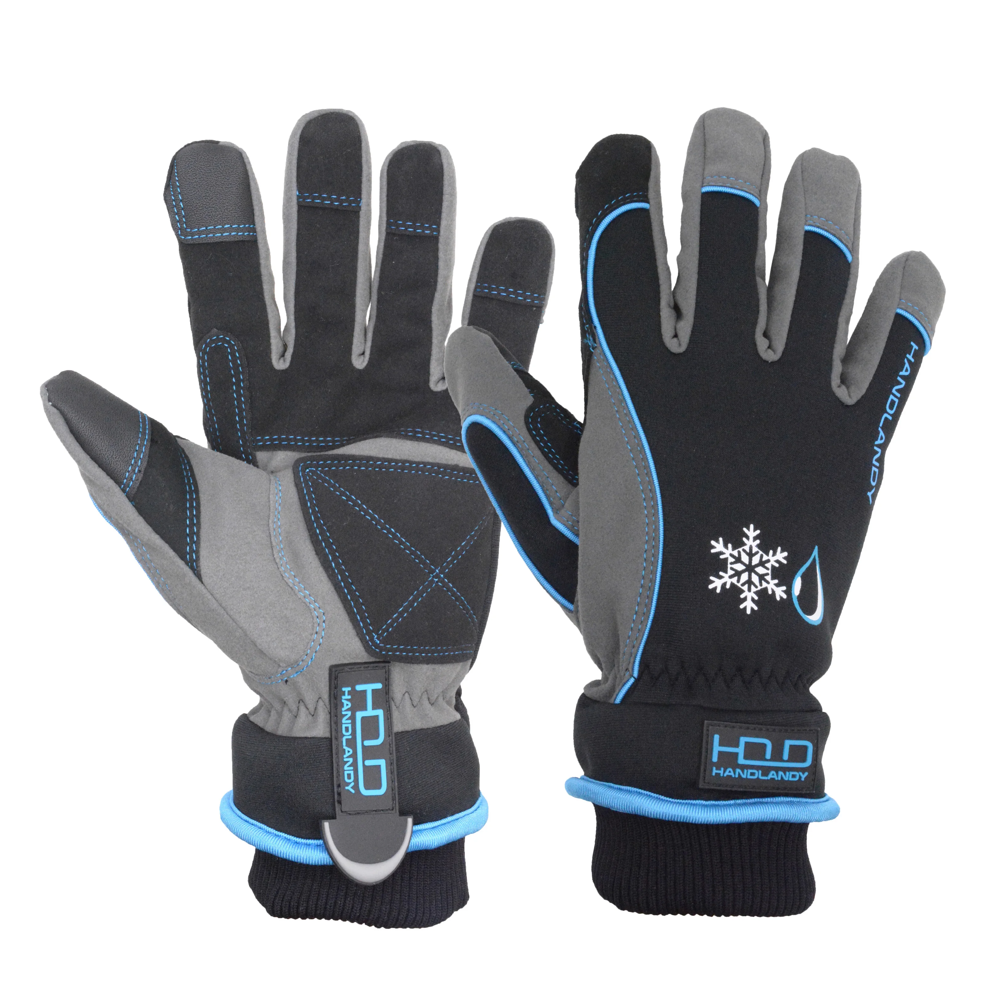 HANDLANDY Touch Screen Winter Men Women Warm Thermal Heated Ski Waterproof Gloves