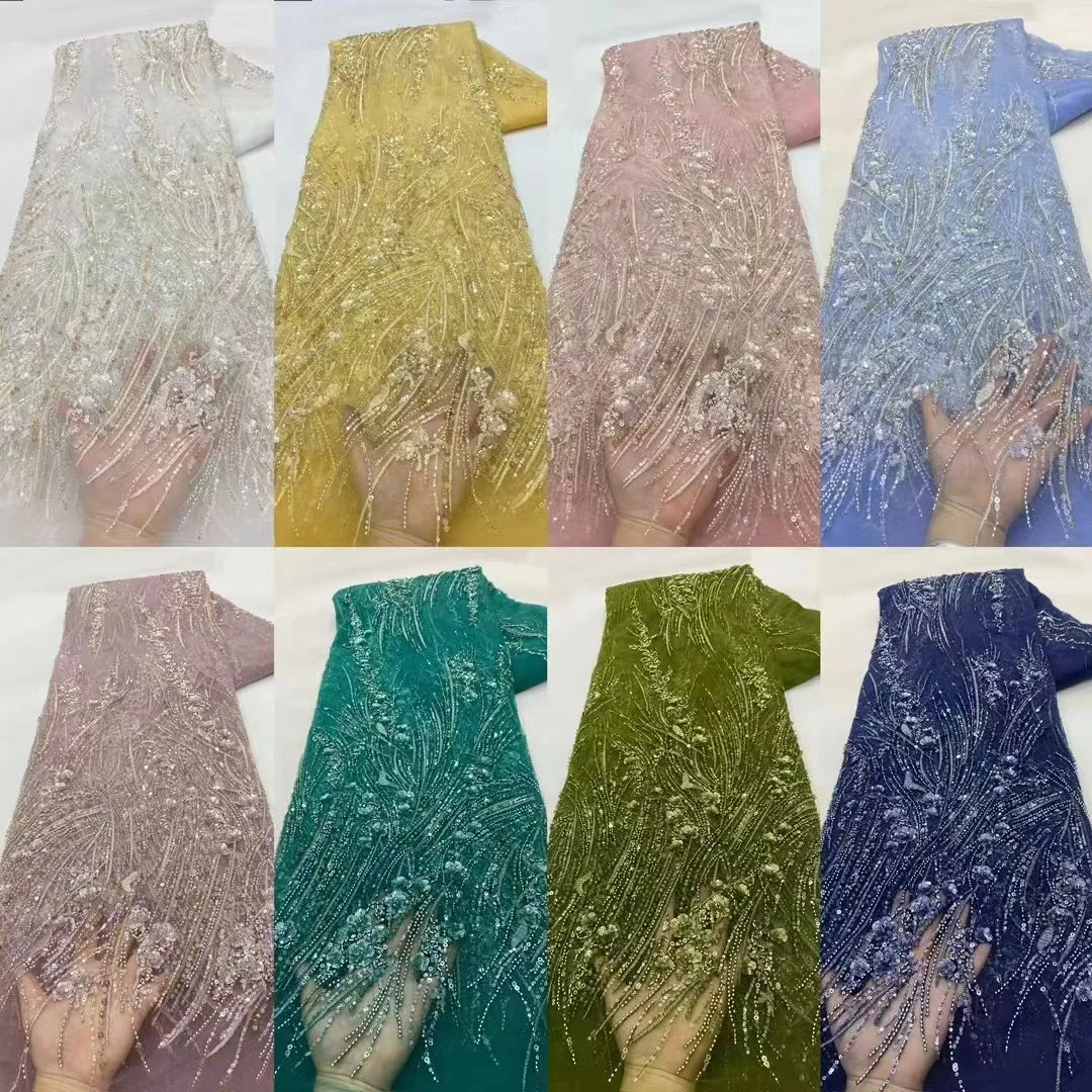 Manufacturer Wholesale Prices Lace Summer Fashion White Lace Bridal Fabric Olive