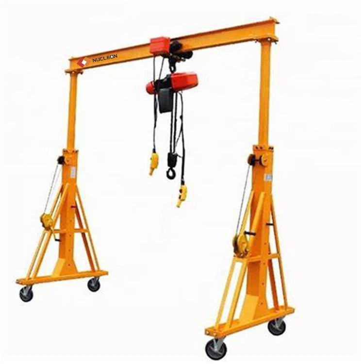 professional customized single girder 2 ton 3 ton 8 ton indoor warehouse mobile gantry crane