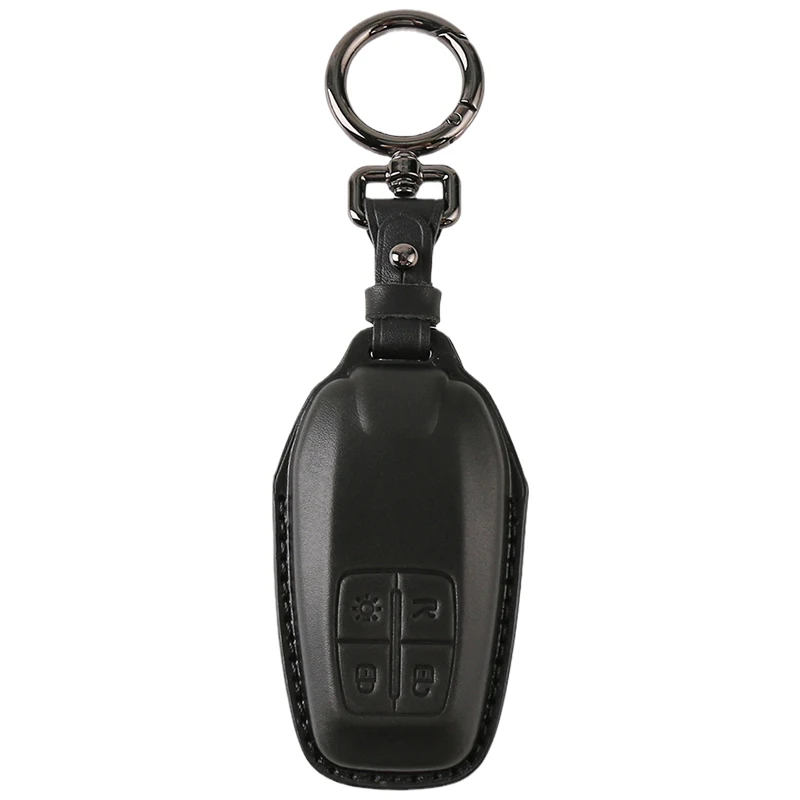 Genuine Leather Car Key Bag Cover for Ferrari 488/458/ST90/F8/430 Case Holder Keychain Car Accessories