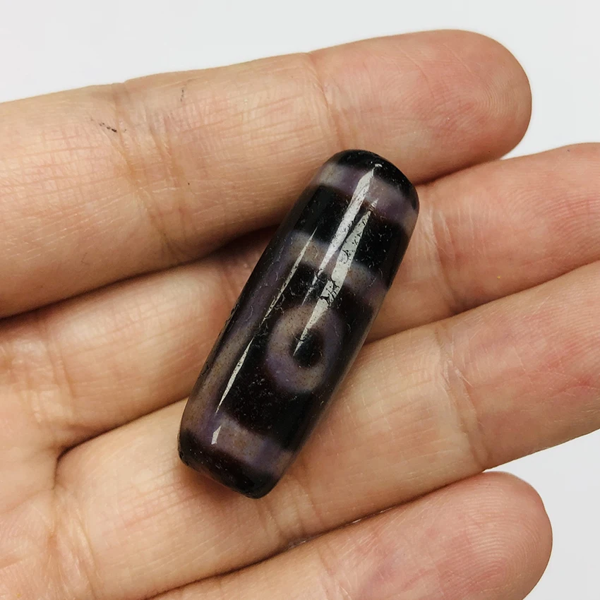 Mini Old Dzi Beads 3 Eyes 2 Eyes Three Eyes Buddhism God and Earth Tibetan Dzi Beads